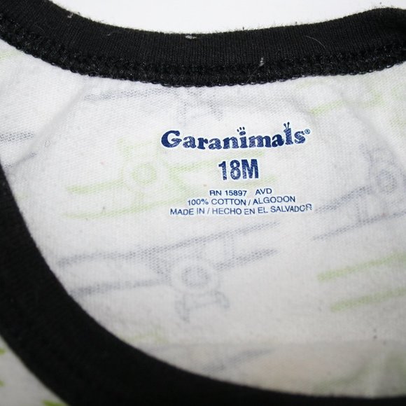 Airplanes! Black & Green Tank Shirt 18m Boy - Picture 6 of 7